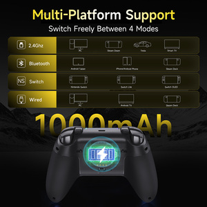 Control de Juego Inalámbrico <span class=keywords><strong>EasySMX</strong></span> X05 Pro Compatible con PC/<span class=keywords><strong>Switch</strong></span>/Teléfono/Steam/TV, Motores de Vibración Dobles, Base de Carga - Product Image 5