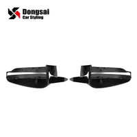 Cubiertas de Espejos Laterales Estilo M4 para BMW G20 G22 G30 G42 G32 G11 Serie 2 3 4 5 7, ABS Inyectado Negro Brillante, LHD
