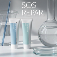 Gel réparateur SOS personnalisé OEM ODM, formule à base de plantes naturelles, gel réparateur cutané efficace pour la réparation des cicatrices du corps et du visage