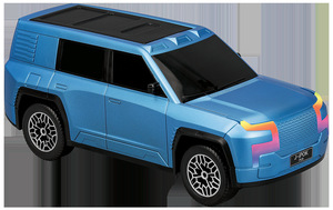 Altavoces inalámbricos con batería solar avanzada para coche, iluminación LED RGB, modelo SUV con Woofer de escritorio para uso en cine en casa - Product Image 6