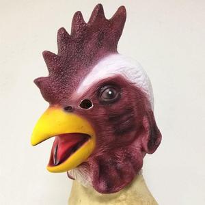 Chicken Head Mask Silicone Rubber Unisex 12+ Years Party Costume Animal Theme - Product Image 2