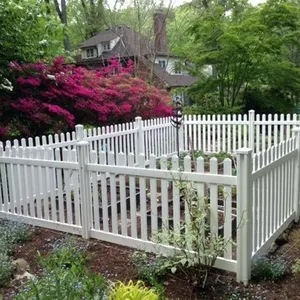 Белый виниловый забор для сада с защитой от грызунов/ПВХ/пластик