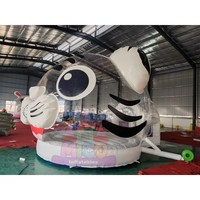 Dôme à bulles gonflable en PVC 0,55 mm de qualité commerciale pour enfants, idéal pour les fêtes en plein air, les parcs d'attractions, les jeux de jardin et les activités commerciales.
