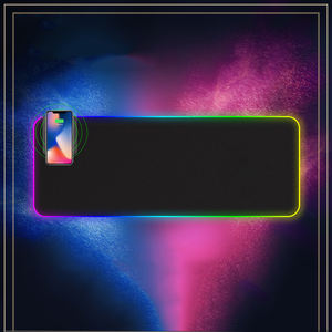 Chargeur sans fil <span class=keywords><strong>de</strong></span> gaming <span class=keywords><strong>900x400</strong></span>, logo personnalisé, grande taille, LED <span class=keywords><strong>RGB</strong></span>, <span class=keywords><strong>tapis</strong></span> <span class=keywords><strong>de</strong></span> <span class=keywords><strong>souris</strong></span> - Product Image 4