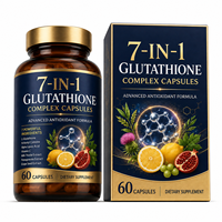 L-Glutathion en vrac 500mg avec Vitamine C et Extrait de Grenade pour le Soutien Immunitaire et Hépatique – Gélules pour Adultes – Fabrication OEM