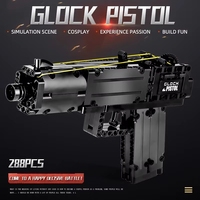 Mould King 14008 Arme Militaire Pistolet Automatique Fusil de Sniper avec Modèle de Tir Jouet pour Enfants Briques de Construction DIY