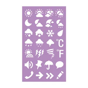 Bsci Factory Custom Stencil Sets Voor Kids, Gratis Ontwerp Stencil Voor Kids