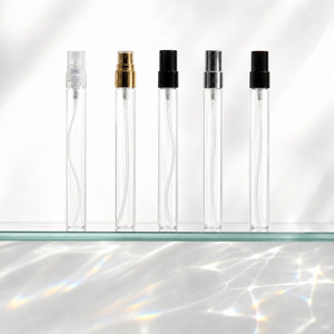 Empty Perfume Atomizer Bottle <b>Glass</b> Fine Mist Spray <b>Vial</b> Refillable 10ml Sample Tester for Travel Wholesale OEM - Product Image 5