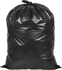 Bolsa de Basura Biodegradable Negra Personalizada con Fondo Cuadrado, Bolsa de Almacenamiento de PE para Cocina, Desechable, de Alta Resistencia y Durabilidad - Product Image 4