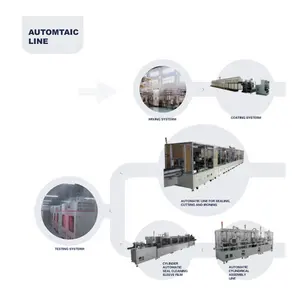 Automatico 18650/21700/32650 Cilindro Celle Lifepo4 Batteria Agli Ioni di Litio Linea di Produzione