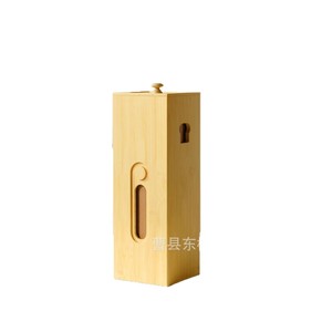 Modern Minimalist Wooden <b>Storage</b> <b>Box</b> Rectangle Multipurpose <b>Kitchen</b> Countertop Wall Mounted Solid Wood Paper Holder - Product Image 5