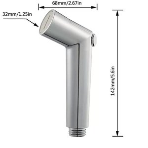 Pulvérisateur de bidet moderne en plastique ABS haute pression, <span class=keywords><strong>douchette</strong></span> <span class=keywords><strong>WC</strong></span> portative à deux modes, Shattaf pour salle de bain, économie d'eau - Product Image 4