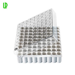 صندوق تخزين مختبري للبرودة الشديدة بالجملة، صندوق كرايو بـ 81 حفرة لتخزين القوارير المبردة سعة 1.8 مل و1.5 مل و2 مل - Product Image 6