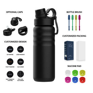 <span class=keywords><strong>Bouteille</strong></span> d'eau sport pour adulte en acier inoxydable à double paroi isolée par sublimation, personnalisable, fournie par le fabricant - Product Image 6
