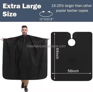 Nueva llegada: Capa de peluquería personalizada de alta calidad con diseños, delantal de poliéster con broches para peluquero/a - Product Image 5