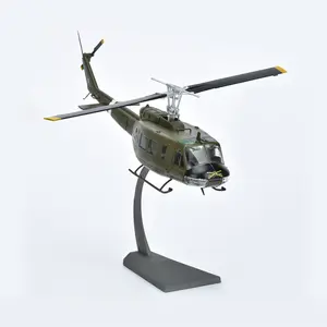 美国UH-1 Huey 1/48比例模型飞机合金仿真军用直升机模型