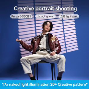 <span class=keywords><strong>Nanlite</strong></span> Forza <span class=keywords><strong>60</strong></span>/60B II ฟิล์มเปลี่ยนสีคู่สปอตไลท์สำหรับถ่ายภาพและกล้องวิดีโอไฟเติม LED - Product Image 4