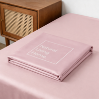 Vente en gros de housse de couette en satin de bambou 100% tissé et ensemble de draps king size 400TC pour usage domestique