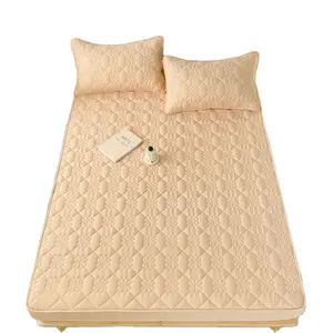 Protège-matelas en polyester bon marché, mélange de tailles et de couleurs, protège-lits non imperméables pour la décoration intérieure