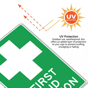 Tùy chỉnh màu sắc in ấn ngoài trời PVC khẩn cấp dấu hiệu giao thông an toàn in ấn dấu hiệu cảnh báo - Product Image 2