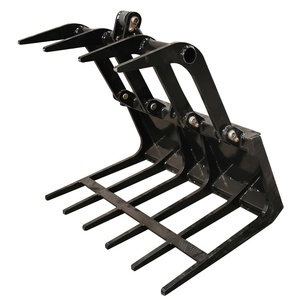 Les fabricants de chargeuses compactes fournissent divers types d'équipements, y compris des grappins à bois et d'autres types d'équipements. - Product Image 5