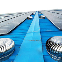 Ventilateur d'extraction de serre en aluminium Ventilateur de toit sans puissance économe en énergie industriel