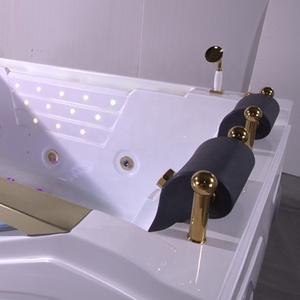 <span class=keywords><strong>Vasca</strong></span> Idromassaggio Angolare <span class=keywords><strong>in</strong></span> Acrilico per 2 Persone, 1,7M 1,9M, con Scarico per Bagno - Product Image 4