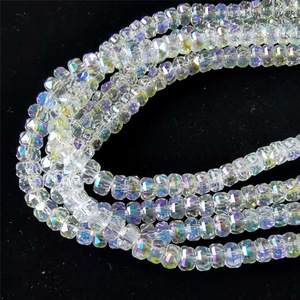 Perles en verre cristal 6mm pour bijoux, accessoires de fabrication de bracelets et colliers DIY, collection Printemps 2025, origine Yiwu - Product Image 2
