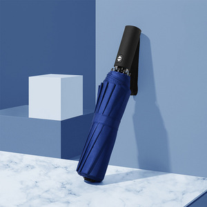 Three Fold <b>Automatic</b> <b>Umbrella</b> Steel Rib Auto Open Button Sunny And Rainy Day Use Women's Stylish Compact Design - Product Image 3