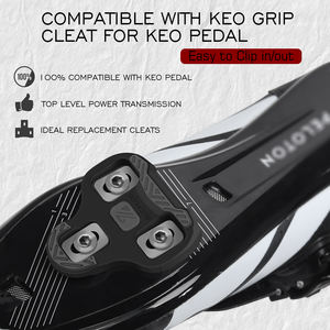 OEM/ODM BUCKLOS Cales de pédale de vélo de route <span class=keywords><strong>4</strong></span>,5 degrés à verrouillage automatique, clips de pédale de vélo, accessoires pour chaussures de cyclisme - Product Image 2