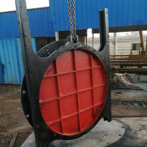 Válvulas de compuerta de acero inoxidable y hierro fundido, hidráulicas y eléctricas, de accionamiento manual, integradas, para canales de río y presas - Product Image 1