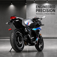 Cybern RR New Mold Electric Chopper Touring Sportbikes 72V 3000W Brushless Lithium >80km/h for Adults Motorcycles