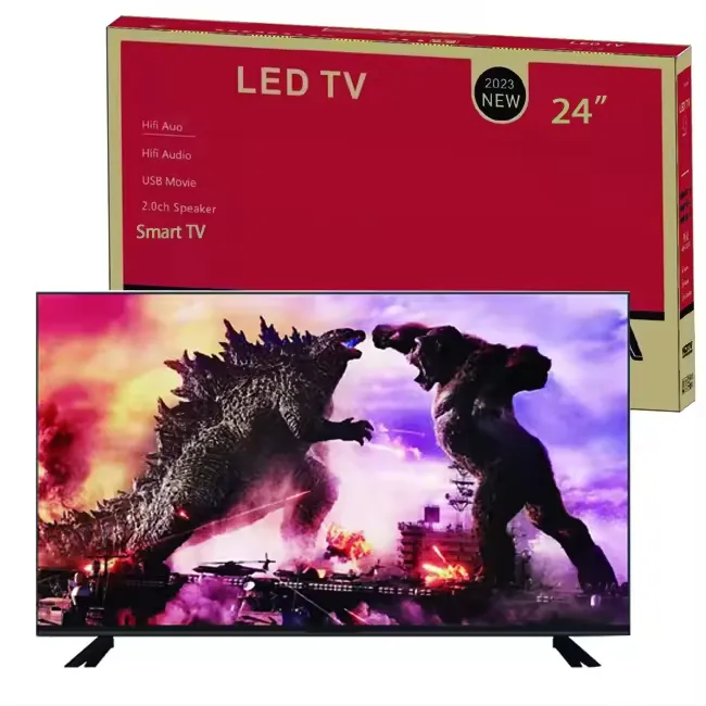 Venta al por mayor de alta calidad Hotel de uso doméstico Televisor Android Tv Smart 24 pulgadas Oem Televisores de pantalla plana Led Lcd Tv