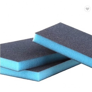 フォームサンディングスポンジフレキシブルダブルサイド100/120/180/220/240パッド研磨および研削用研磨ブロックグリット80 #-320 # - Product Image 2