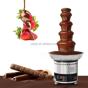 Gewerblich und zu Hause verwendet 4-7 Schichten Schokoladen wasserfall Brunnen Maschine Schokoladen fondue Maschine