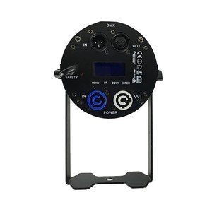 LEAHUA 40W <span class=keywords><strong>RGBW</strong></span> 4-en-1 Mini projecteur LED <span class=keywords><strong>Pinspot</strong></span> pour mariage, DMX512, télécommande, zoom, pour buffet, banquet, bar, manuel pour projecteurs PAR - Product Image 4