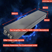 Amplificateur de subwoofer de voiture RMS 1500W, amplificateur de basses puissant RMS 1500W, puissance de crête 3000W, 1 ohm, classe D, amplificateur de voiture monobloc