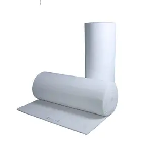 High Flame Resistance Air Purification Filter Cotton Cotton Spray Paint Booth Ceiling Filter Media F5 M5 For Deep Filtration