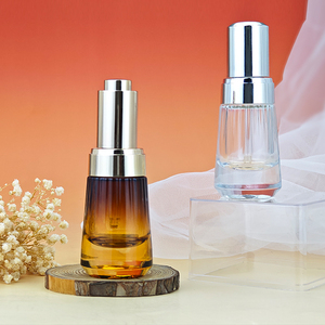 Cheap Personalized Colorful Glass Dropper Bottle Glass Bottle Spiral Mouth Pressed Dropper Bottle for Skincare Beauty Serum - Product Image 6