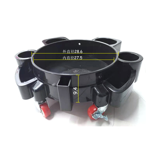 Cubo <span class=keywords><strong>Dolly</strong></span>, carrito detallado para cubo de lavado de coches de 5 galones, cubo rodante <span class=keywords><strong>Dolly</strong></span> con 5 ruedas giratorias y compartimentos - Product Image 1