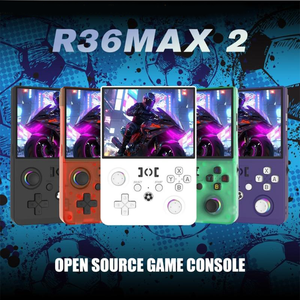 MAX2เกมย้อนยุคแบบพกพา R36คอนโซลมือถือขนาด4.5นิ้วหน้าจอ IPS Wi-Fi ตัวประมวลผล RK3326 4000mAh สำหรับเด็กเกมพกพาเป็นของขวัญ - Product Image 1