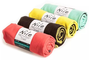 Microfibra de <span class=keywords><strong>tinte</strong></span> de corbata sudor activado agarre Yoga toallas con puntos de silicona - Product Image 2
