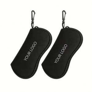 OEM Customized Black Print Neoprene Glasses Case for Promotional Events - Product Image 4
