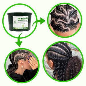 Gel de Control para Trenzas y Locs, 64 oz, OEM ODM, Sin Escamas, para Cabello Negro - Product Image 6