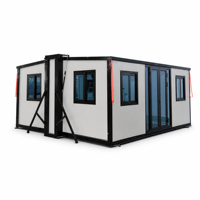 Maison conteneur durable, abri préfabriqué portable pour bureau de chantier, camp et utilisation d'urgence
