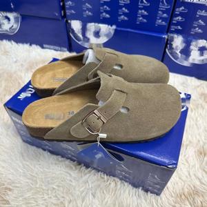 Chaussures Birks en promotion, style vintage, demi-mules, confortables, imprimées, semelle antidérapante, boucle, décontractées, bout rond - Product Image 1