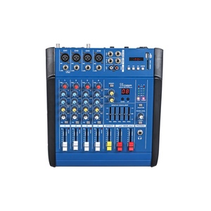 <span class=keywords><strong>Mini</strong></span> mezclador de amplificador de 250W con micrófono, USB mezclador de sonido, ecualizador 1EQ/16 efectos DSP/diente azul - Product Image 6