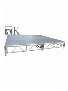 Portable Stage Mobile Performance Music Stages Platform Wedding Plywood Stage - Product Image 2