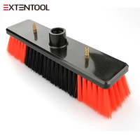 Système de nettoyage de panneaux solaires en aluminium avec brosse rotative télescopique, tuyau de 12 pieds avec verrouillage Flip Cam