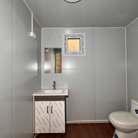 Toilettes publiques portables écologiques modernes pour l'extérieur, toilettes préfabriquées mobiles de la marque JUJIU pour utilisation en atelier